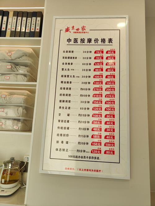武汉保健费用详解：按摩、推拿、美容价格全解析